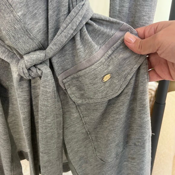 Vintage Juicy Couture Cowl Neck Wrap Cardigan Size Large - Picture 5 of 7